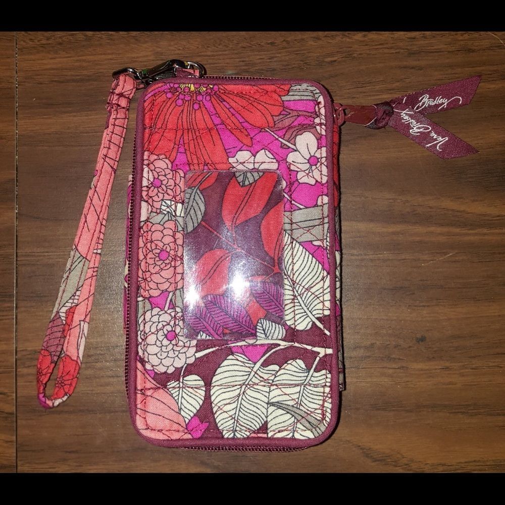 #217 Vera Bradley Retired “Bohemian Blooms” Wristlet - Picture 4 of 13